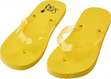 Logo trade business gift photo of: Railay beach slippers (L), yellow