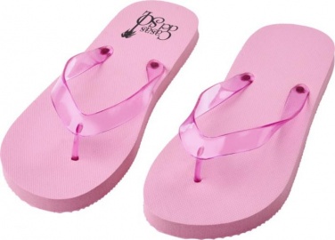 Logo trade advertising product photo of: Railay beach slippers (L), light pink