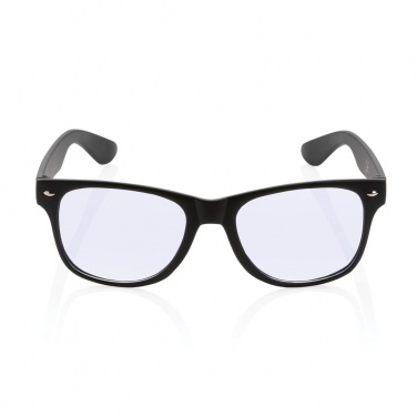 Logo trade promotional giveaways picture of: Bluelight blocking glasses, black