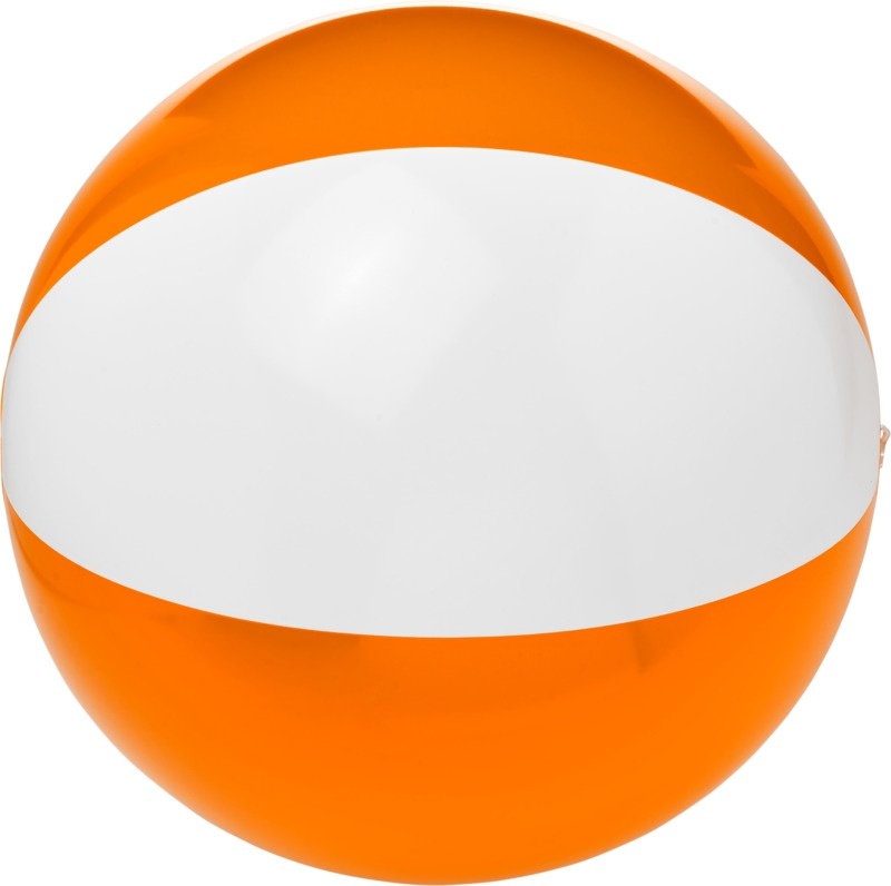 Logo trade promotional item photo of: Bora solid beach ball, orange