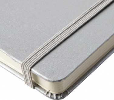 Logotrade promotional giveaways photo of: Executive A4 hard cover notebook, silver