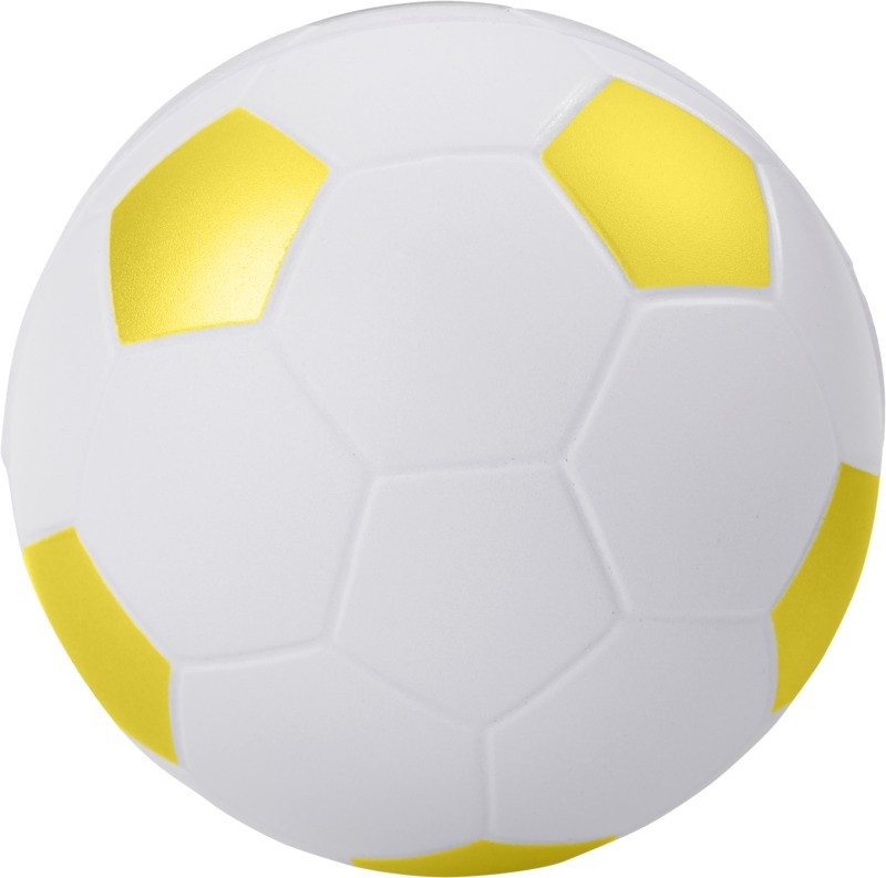 Logo trade business gifts image of: Football stress reliever, yellow