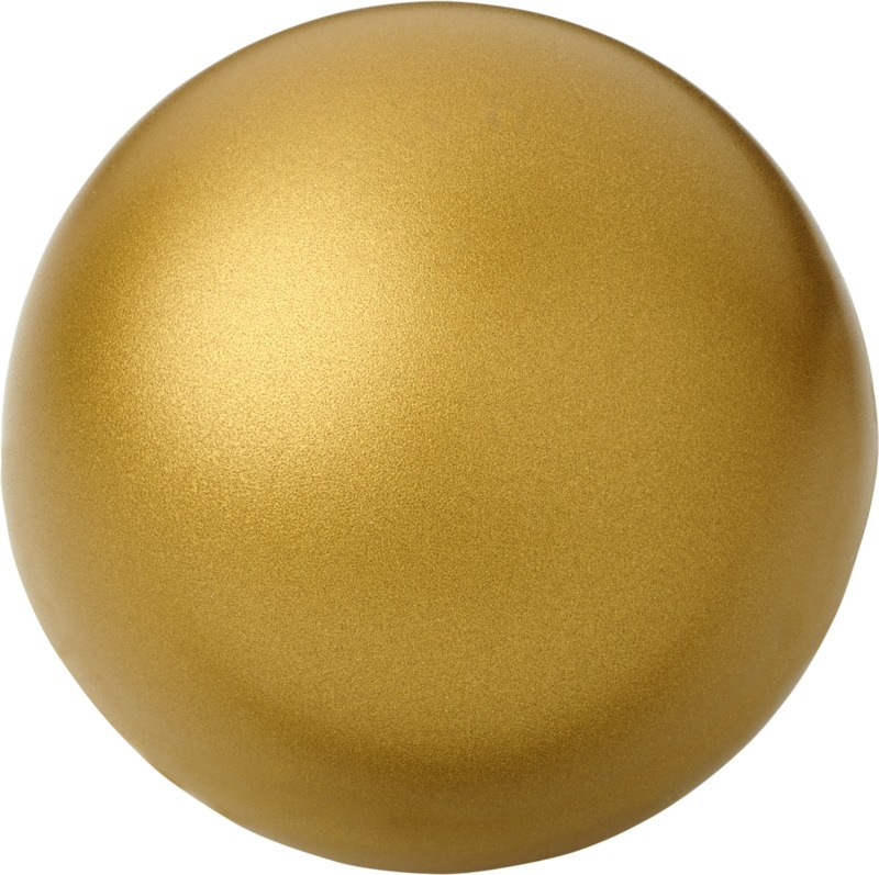 Logotrade business gift image of: Cool round stress reliever, gold