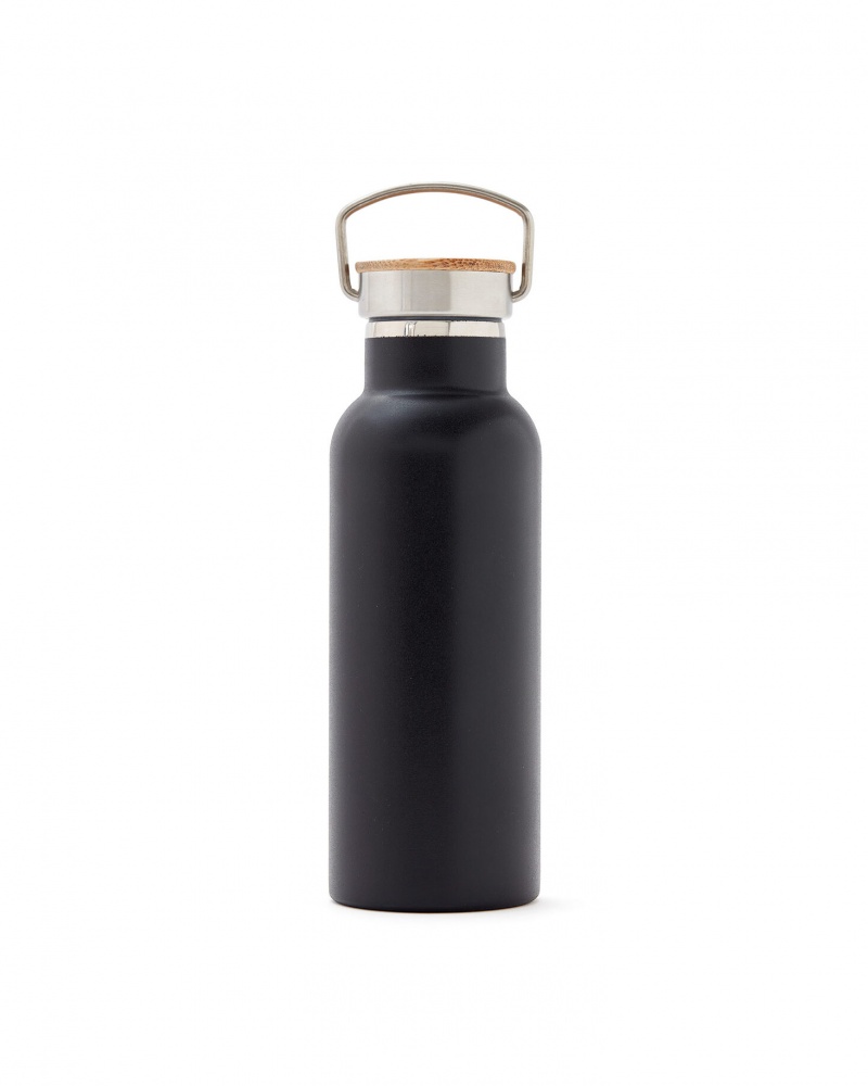 Logo trade advertising products image of: Miles insulated bottle, black