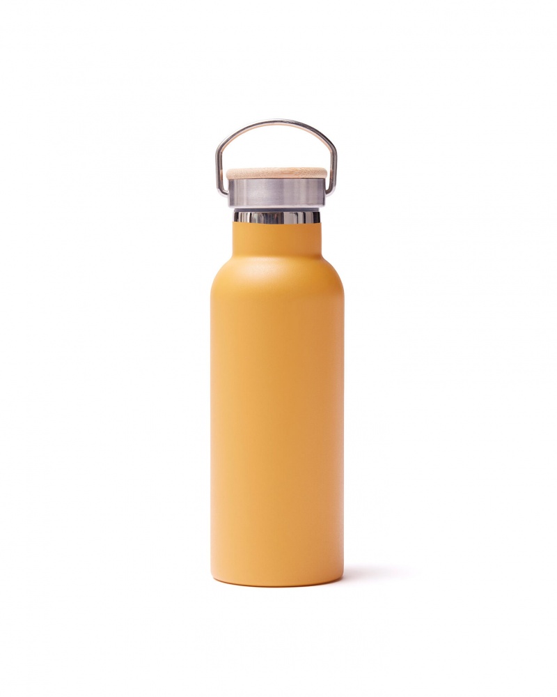 Logo trade promotional gifts picture of: Miles insulated bottle, yellow