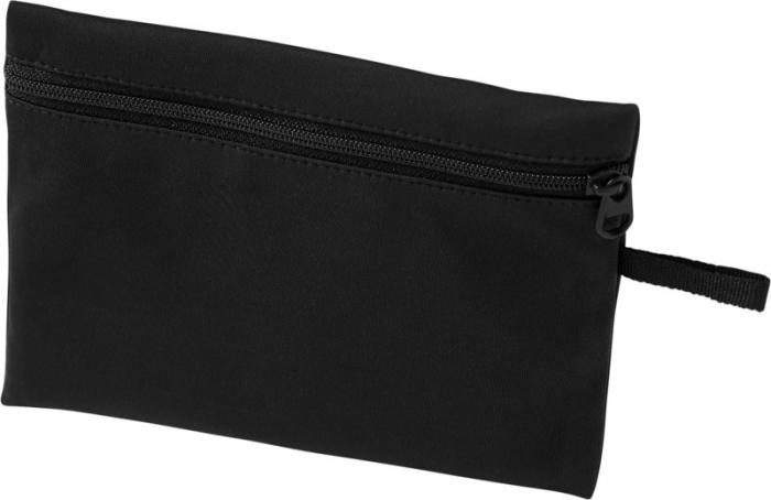 Logo trade promotional merchandise picture of: Bay face mask pouch, black