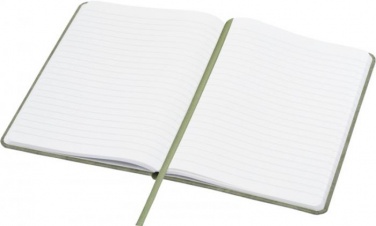 Logo trade promotional merchandise picture of: Breccia A5 stone paper notebook, green