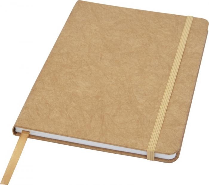 Logotrade promotional giveaways photo of: Breccia A5 stone paper notebook, brown