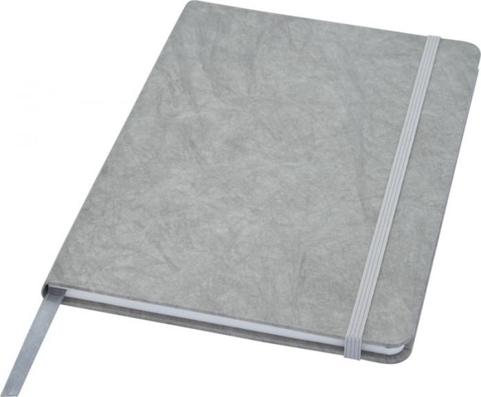 Logotrade promotional merchandise image of: Breccia A5 stone paper notebook, grey