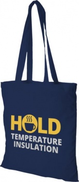 Logo trade advertising product photo of: Peru Cotton Tote, blue