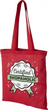 Logo trade business gift photo of: Peru Cotton Tote, red