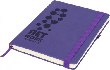 Logo trade promotional merchandise picture of: Rivista notebook large, purple