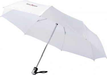 Logotrade corporate gifts photo of: 21.5" Alex 3-Section auto open and close umbrella, white