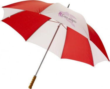 Logo trade advertising products image of: Karl 30" Golf Umbrella, red/white