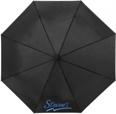 Logotrade promotional products photo of: Ida 21.5" foldable umbrella, black