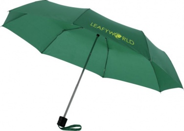 Logo trade promotional giveaway photo of: Ida 21.5" foldable umbrella, green