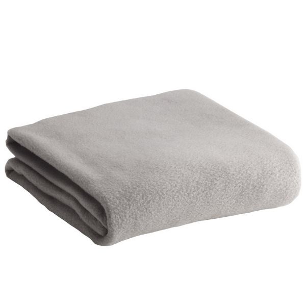 Logo trade promotional product photo of: Menex blanket, light gray