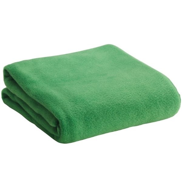 Logo trade promotional merchandise picture of: Menex blanket, green