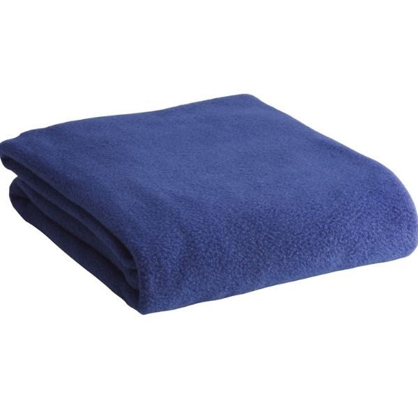 Logo trade promotional giveaways picture of: Menex blanket, blue