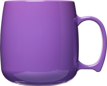 Logo trade promotional products image of: Classic 300 ml plastic mug, purple