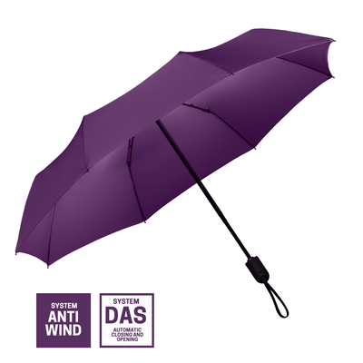 Logotrade promotional item picture of: Full automatic umbrella Cambridge, purple