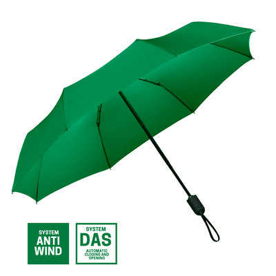 Logo trade promotional items image of: Full automatic umbrella Cambridge, green