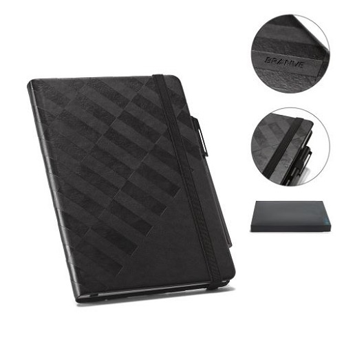 Logotrade corporate gift picture of: Notebook or Notepad GEOMETRIC, Black