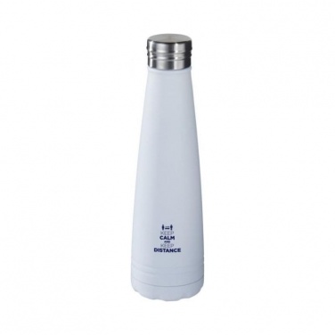 Logo trade promotional giveaway photo of: Duke vacuum insulated bottle, white