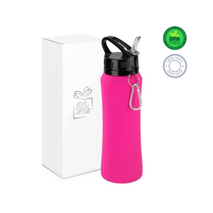 Logotrade promotional gift image of: Water bottle Colorissimo, 700 ml, pink