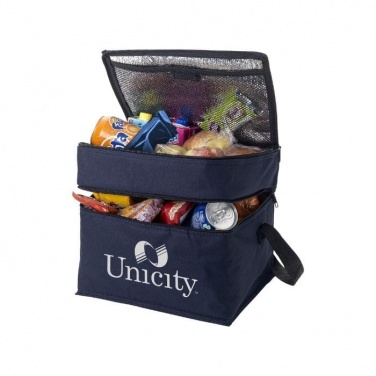 Logo trade promotional gifts image of: Oslo cooler bag, dark blue