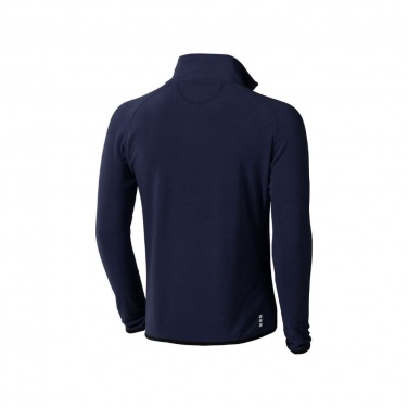 Logo trade promotional items picture of: Brossard micro fleece full zip jacket, navy