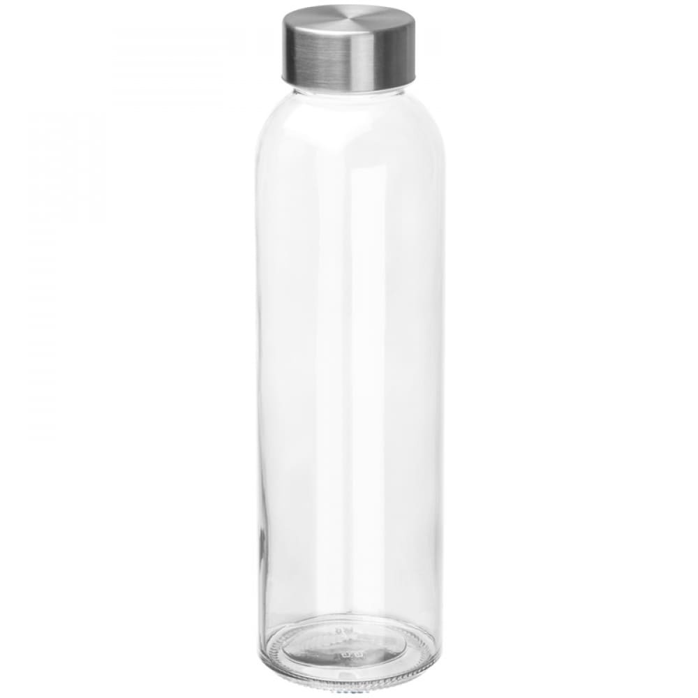 Logo trade promotional products picture of: Drinking bottle with grey lid, transparent