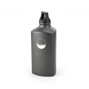 Logo trade corporate gift photo of: Sports bottle Slater 600 ml, dark grey