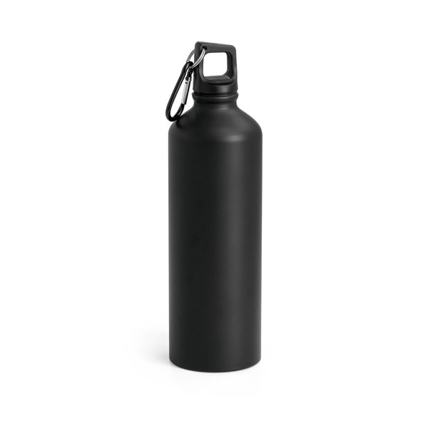 Logotrade promotional giveaway image of: Sports bottle 800 ml, black