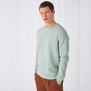 Logo trade promotional giveaway photo of: Sweater KING CREW NECK, aqua green