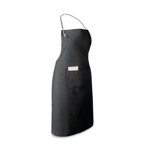 Logo trade promotional merchandise picture of: Apron with 2 pockets, black