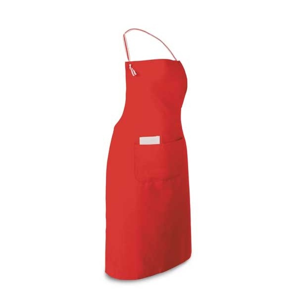 Logotrade promotional merchandise image of: Apron with 2 pockets, red