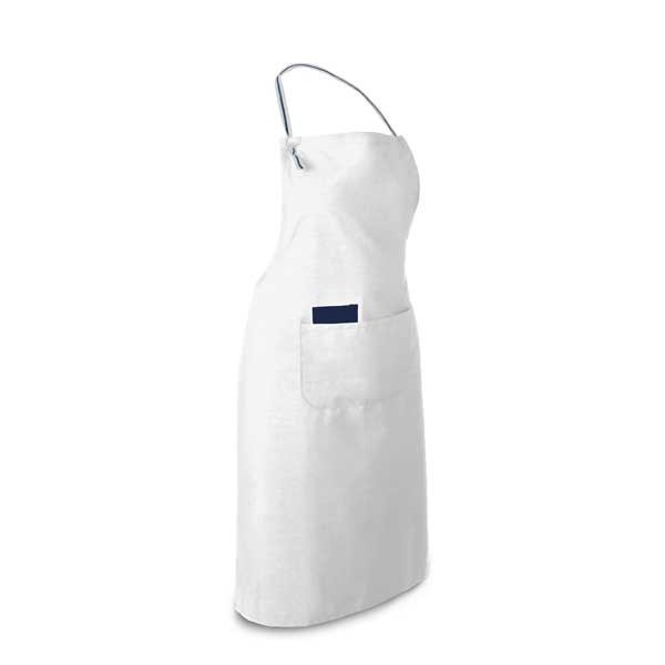 Logo trade promotional giveaways picture of: Apron with 2 pockets, white