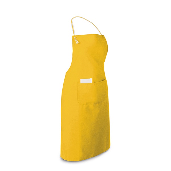 Logotrade promotional gift picture of: Apron with 2 pockets, yellow