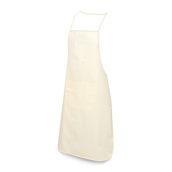 Logo trade business gifts image of: Apron, beige/white