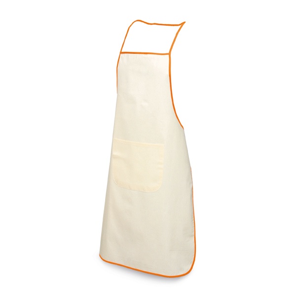 Logo trade business gift photo of: Apron, orange/white