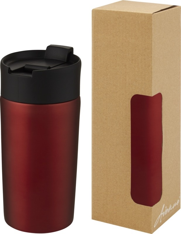 Logotrade advertising product picture of: Jetta 330 ml copper vacuum insulated tumbler, red