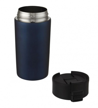 Logo trade corporate gift photo of: Jetta 330 ml copper vacuum insulated tumbler, blue