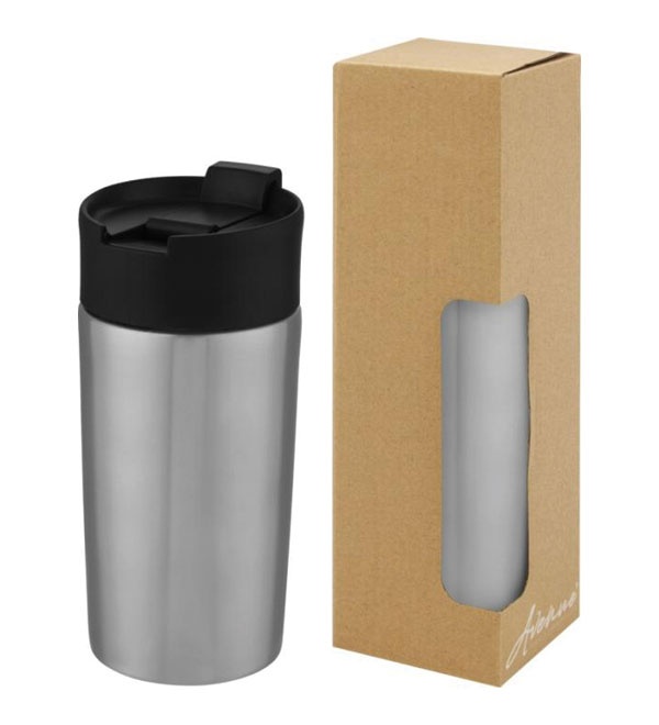 Logotrade corporate gift picture of: Jetta 330 ml copper vacuum insulated tumbler, silver