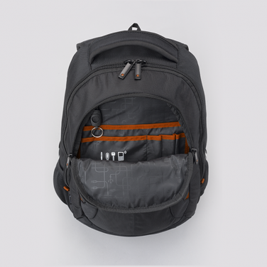 Logo trade advertising products image of: VOYAGER I BUSINESS BACKPACK, Orange