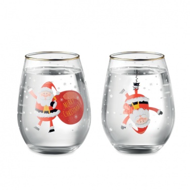 Logo trade corporate gifts picture of: Christmas glasses set