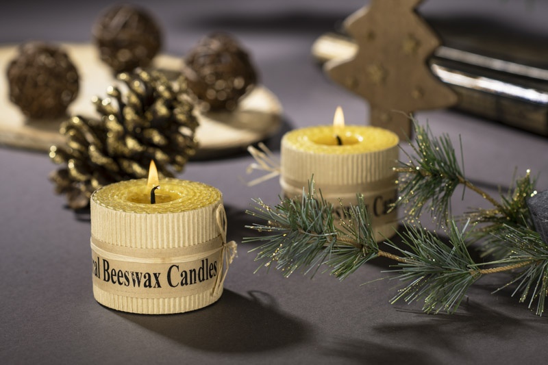 Logotrade promotional giveaway picture of: Beeswax candle set HANNI