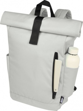 Logotrade promotional items photo of: Cool Byron 15.6" roll-top backpack 18L, light grey