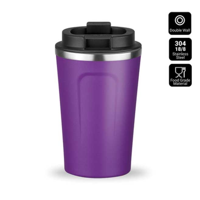 Logo trade promotional items picture of: Nordic coffe mug, 350 ml, purple