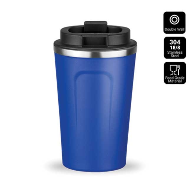 Logo trade promotional gift photo of: Nordic coffe mug, 350 ml, blue